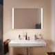 Hansgrohe Xarita Lite Q Tükör függőleges irányú LED világítással 100x70 IR szenzorral, matt fehér 54977700