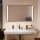 Hansgrohe Xarita Lite Q Tükör függőleges irányú LED világítással 120x70 IR szenzorral, matt fekete 54978670