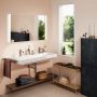 Hansgrohe Xarita Lite Q Tükör függőleges irányú LED világítással 120x70 IR szenzorral, matt fehér 54978700