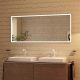Hansgrohe Xarita E fali szögletes tükör 160x70 cm infravörös érzékelővel és LED világítással, matt fehér 54992700