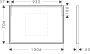 Hansgrohe Xarita E szögletes fali tükör 100x70 cm infravörös érzékelővel és LED világítással, matt fehér 54995700
