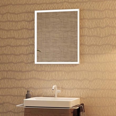 Hansgrohe Xarita E Tükör LED világítással 600/50 IR érzékelővel, matt fehér kerettel 54997700