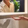 Hansgrohe Xarita E Tükör LED világítással 600/50 IR érzékelővel, matt fehér kerettel 54997700