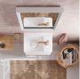 Hansgrohe Xarita E szögletes fali tükör 36x70 cm infravörös érzékelővel és LED világítással, matt fehér 54999700
