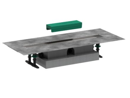 Hansgrohe uBox universal zuhanylefolyóhoz teljes szett 80 cm, lapos telepítéshez 56018180