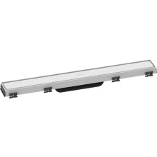   Hansgrohe RainDrain Match Zuhanylefolyó 60 cm, állítható magasságú kerettel, matt fehér 56036700