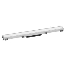   Hansgrohe RainDrain Match Zuhanylefolyó 70 cm, állítható magasságú kerettel, matt fehér 56037700