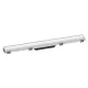 Hansgrohe RainDrain Match Zuhanylefolyó 70 cm, állítható magasságú kerettel, matt fehér 56037700