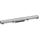 Hansgrohe RainDrain Match Zuhanylefolyó 70 cm, állítható magasságú kerettel, rozsdamentes acél 56037800