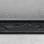 Hansgrohe RainDrain Match Zuhanylefolyó 80 cm, állítható magasságú kerettel, matt fekete 56038670