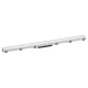 Hansgrohe RainDrain Match Zuhanylefolyó 100 cm, állítható magasságú kerettel, matt fehér 56041700