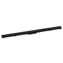   Hansgrohe RainDrain Match Zuhanylefolyó 120 cm, állítható magasságú kerettel, matt fekete 56042670