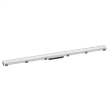   Hansgrohe RainDrain Match Zuhanylefolyó 120 cm, állítható magasságú kerettel, matt fehér 56042700
