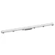Hansgrohe RainDrain Match Zuhanylefolyó 120 cm, állítható magasságú kerettel, matt fehér 56042700