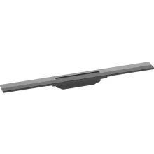   Hansgrohe RainDrain Flex vágható zuhanylefolyó 70 cm, szálcsiszolt fekete króm 56043340