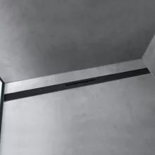   Hansgrohe RainDrain Flex vágható zuhanylefolyó 100 cm, matt fekete 56046670
