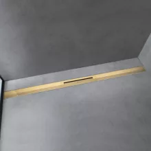   Hansgrohe RainDrain Flex vágható zuhanylefolyó 100 cm, polírozott arany hatású 56046990