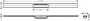 Hansgrohe RainDrain Flex vágható zuhanylefolyó 120 cm, króm 56047000