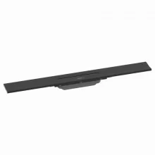   Hansgrohe RainDrain Flex oldalfal mellé zuhanylefolyó 70 cm, vágható, matt fekete 56050670