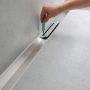 Hansgrohe RainDrain Flex oldalfal mellé zuhanylefolyó 70 cm, vágható, matt fekete 56050670
