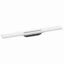   Hansgrohe RainDrain Flex oldalfal mellé zuhanylefolyó 70 cm, vágható, matt fehér 56050700