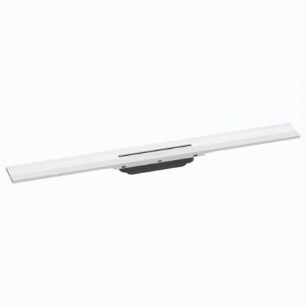 Hansgrohe RainDrain Flex oldalfal mellé zuhanylefolyó 80 cm, vágható, matt fehér 56051700