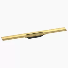   Hansgrohe RainDrain Flex oldalfal mellé zuhanylefolyó 80 cm, vágható, polírozott arany hatású 56051990