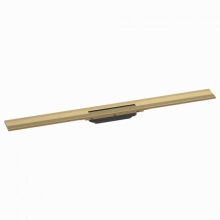 Hansgrohe RainDrain Flex oldalfal mellé zuhanylefolyó 90 cm, vágható, szálcsiszolt bronz 56052140