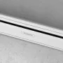 Hansgrohe RainDrain Flex oldalfal mellé zuhanylefolyó 90 cm, vágható, matt fehér 56052700