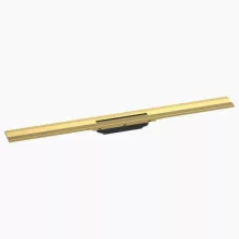  Hansgrohe RainDrain Flex oldalfal mellé zuhanylefolyó 90 cm, vágható, polírozott arany hatású 56052990