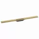 Hansgrohe RainDrain Flex oldalfal mellé zuhanylefolyó 100 cm, vágható, szálcsiszolt bronz 56053140