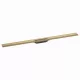 Hansgrohe RainDrain Flex oldalfal mellé zuhanylefolyó 120 cm, vágható, szálcsiszolt bronz 56054140