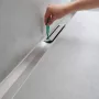 Hansgrohe RainDrain Flex oldalfal mellé zuhanylefolyó 120 cm, vágható, szálcsiszolt bronz 56054140