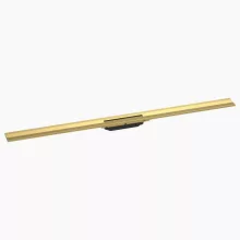   Hansgrohe RainDrain Flex oldalfal mellé zuhanylefolyó 120 cm, vágható, polírozott arany hatású 56054990