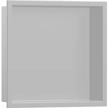   Hansgrohe XtraStoris Original falfülke integrált kerettel 30x30x10 cm, betonszürke 56061380