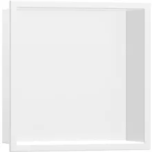   Hansgrohe XtraStoris Original falfülke integrált kerettel 30x30x10 cm, matt fehér 56061700