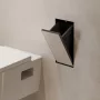 Hansgrohe XtraStoris Rock falba süllyesztett szemetes csempézhető ajtóval 24x39x14 cm, matt fekete 56063670
