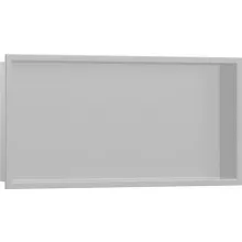   Hansgrohe XtraStoris Original falfülke integrált kerettel 30x60x10 cm, betonszürke 56064380