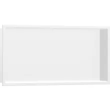   Hansgrohe XtraStoris Original falfülke integrált kerettel 30x60x10 cm, matt fehér 56064700