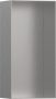Hansgrohe XtraStoris Minimalistic Falfülke nyitott kerettel, 30 x 15 x 10 cm rozsdamentes acél hatású 56070800