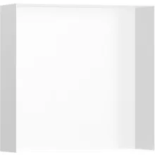   Hansgrohe XtraStoris Minimalistic Falfülke nyitott kerettel, 30 x 30 x 10 cm matt fehér 56073700