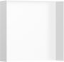 Hansgrohe XtraStoris Minimalistic Falfülke nyitott kerettel, 30 x 30 x 10 cm matt fehér 56073700