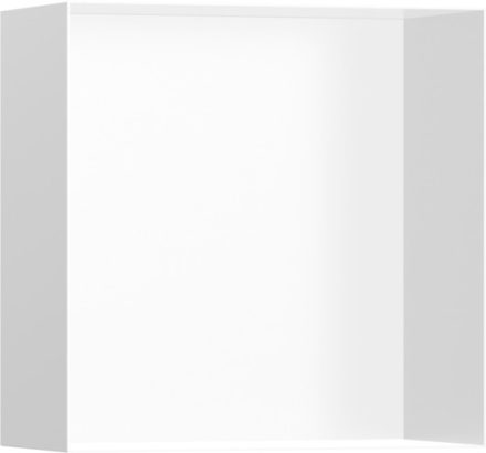 Hansgrohe XtraStoris Minimalistic Falfülke nyitott kerettel, 30 x 30 x 14 cm matt fehér 56079700