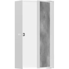   Hansgrohe XtraStoris Rock Falfülke csempézhető ajtóval 30x15x10 cm, matt fehér 56082700