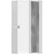Hansgrohe XtraStoris Rock Falfülke csempézhető ajtóval 30x15x10 cm, matt fehér 56082700