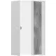 Hansgrohe XtraStoris Rock Falfülke csempézhető ajtóval 30x15x14 cm, matt fehér 56088700