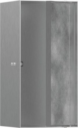 Hansgrohe XtraStoris Rock Falfülke cserélhető ajtóval, 30 x 15 x 14 cm rozsdamentes acél hatású 56088800