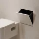 Hansgrohe XtraStoris Rock falba süllyesztett szemetes csempézhető ajtóval 39x39x10 cm, matt fehér 56089700