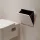 Hansgrohe XtraStoris Rock falba süllyesztett szemetes csempézhető ajtóval 39x39x14 cm, matt fehér 56090700