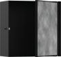 Hansgrohe XtraStoris Rock Falfülke cserélhető ajtóval, 30 x 30 x 14 cm matt fekete 56091670